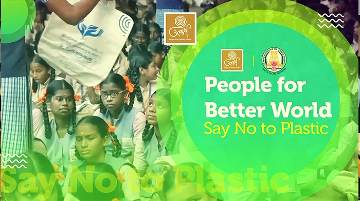 Young people in Chennai, India, advocating for a plastic-free future. Utkarsh Global Foundation promotes environmental sustainability and empowers communities. Impact Video in Chennai. #SayNoToPlastic #EnvironmentalAwareness #CSR #impactvideo